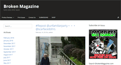 Desktop Screenshot of brokenmagazine.com